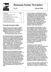 Newsletter cover